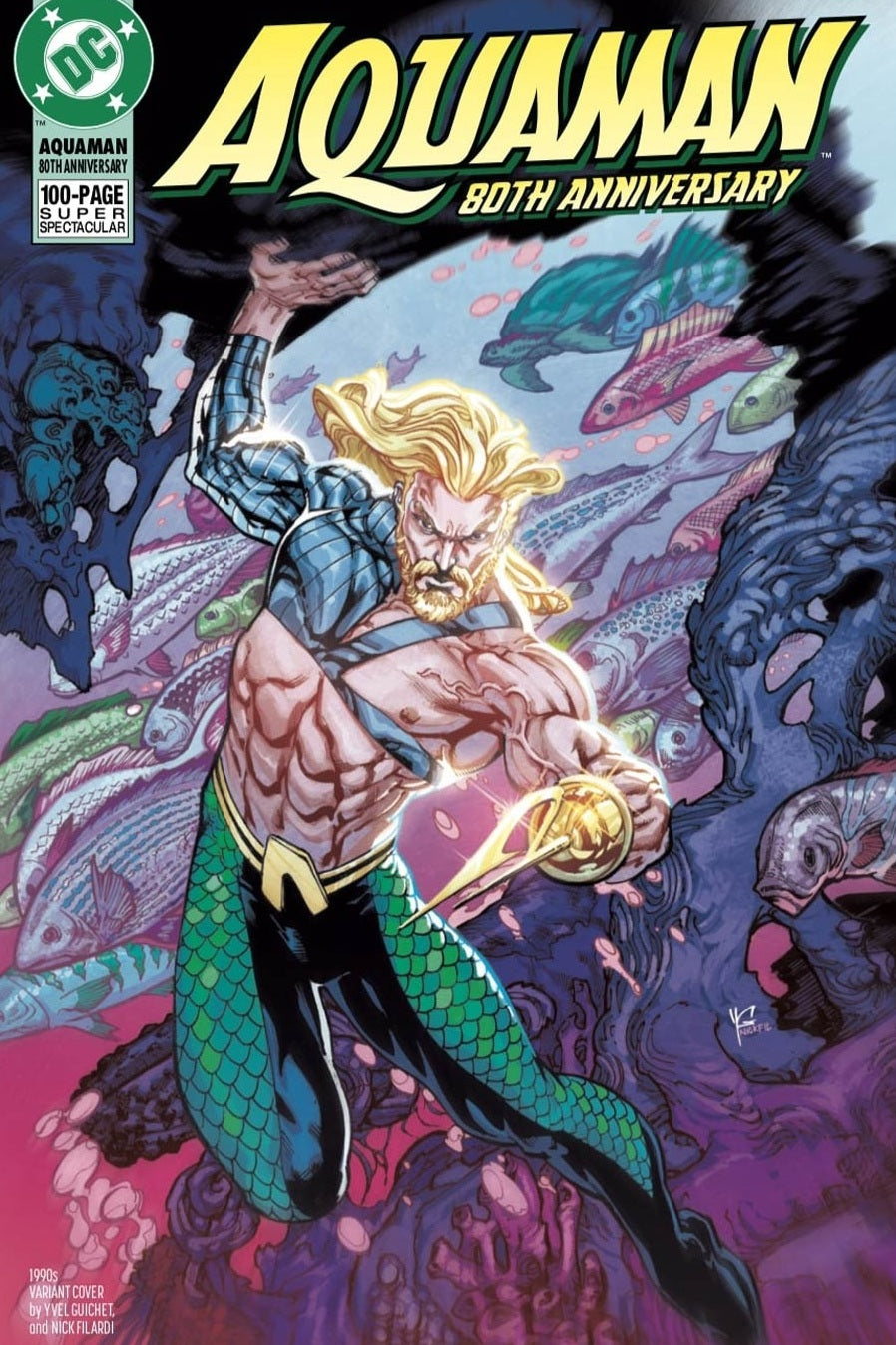 Aquaman 80th Anniversary 100-Page Super Spectacular #1 Yvel Guichet - 1990s