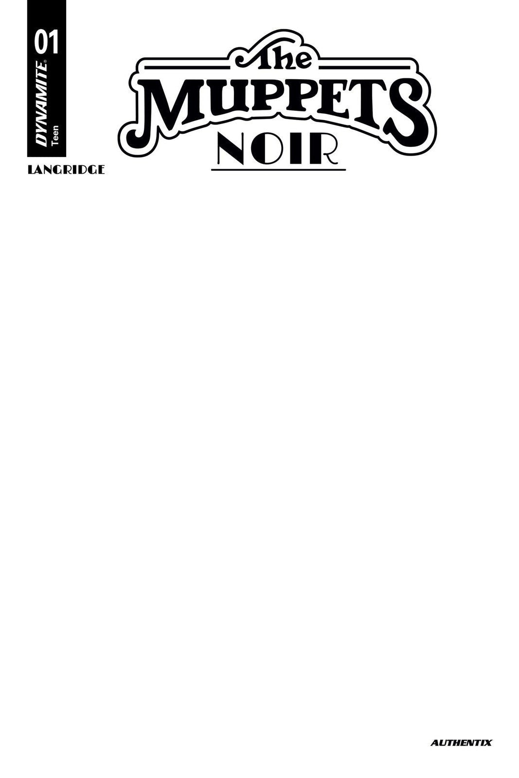 The Muppets Noir #1 Blank