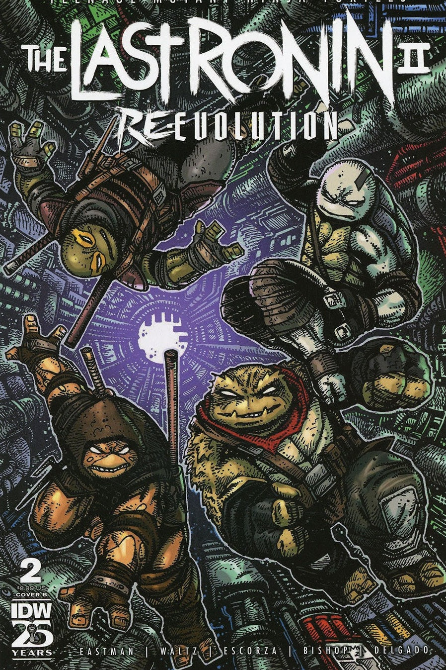 TMNT - The Last Ronin II - Re-Evolution #2 Kevin Eastman - Cover B