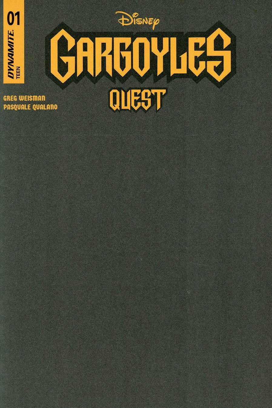 Gargoyles: Quest #1 Blank - Stone Grey