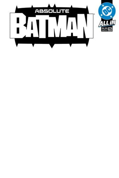 Absolute Batman #25 Set 12 Variant Cover Bundle including 1:25 Pre-Sale 10/28/26