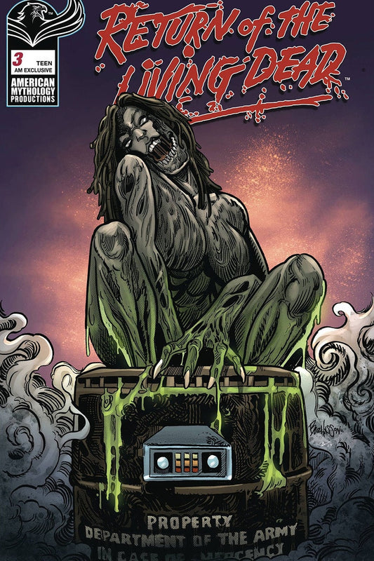 Return of the Living Dead #3 Buz Hasson-AM Exclusive-Racy Tar Woman(Limited 350)