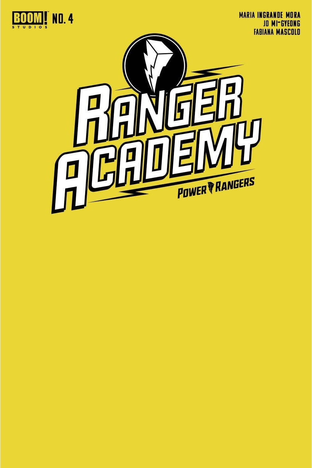 Ranger Academy #4 Blank