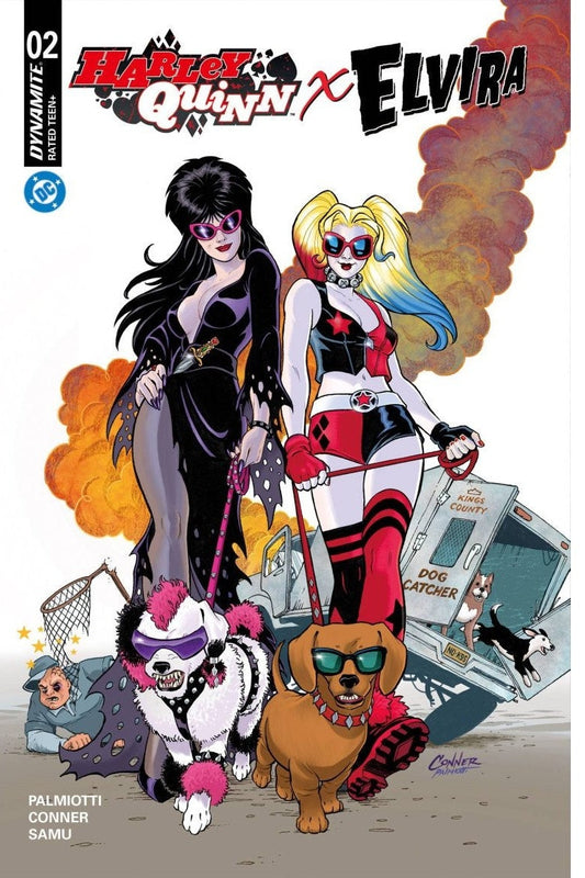 Harley Quinn X Elvira Issue #2 - Amanda Conner - Regular - Dogs