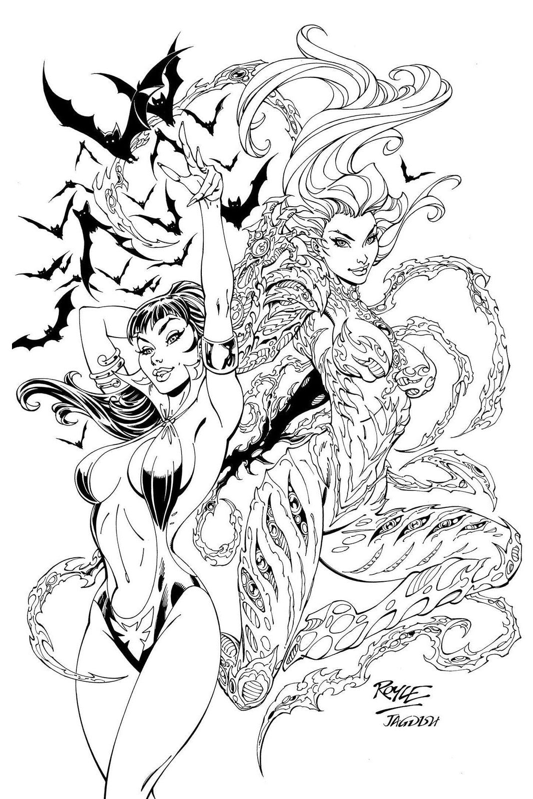 Vampirella x Witchblade Special #1 - John Royle Virgin 1:10 - Pre-Sale (9/30/26)
