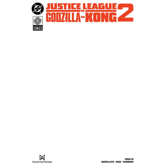 Justice League vs. Godzilla vs. Kong 2 #1 Blank